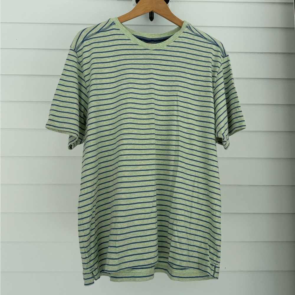 Bahama Bay Club Shirt, Short Sleeve V-Neck, XL